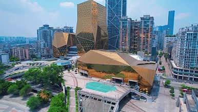 柳州地王大厦风情港购物中心柳江桥头地标视频的预览图